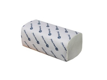 MERIDA V-OPTIMUM 3200 - бумажные полотенца листовые 2 слоя белые 20 пачек Х 160 листов