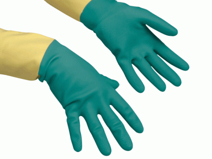 Усиленные резиновые перчатки